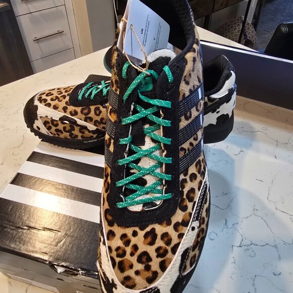 adidas Adizero Adios OG Leopard Brown JR6023 Pony Hair 2025 Men's Size 10 NEW - Picture 4 of 16